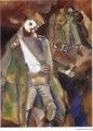 Soldado herido contemporáneo Marc Chagall